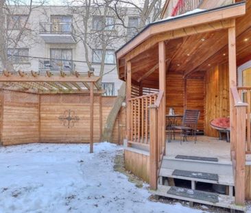 Magnifique 4 1/2 à louer Ahuntsic, cour arrière, Parc de la visitation - Photo 3