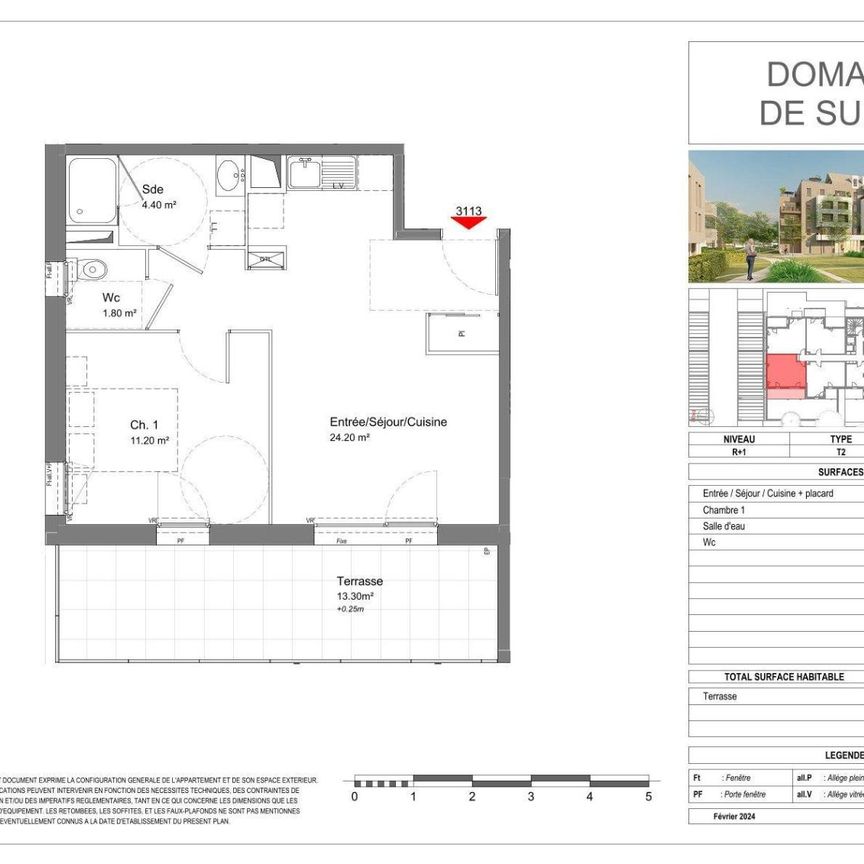 Location Appartement 2 pièces 41m² TOURS 37100 - Photo 2