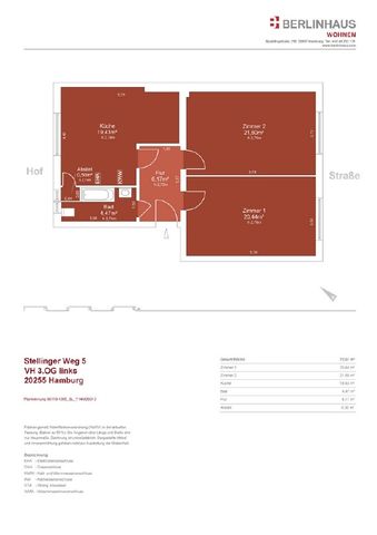 Schöne große 2 Zi.-Wohnung in Eimsbüttel - Foto 5