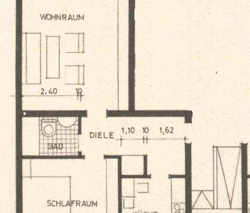 Schöne 2-Zimmer-Wohnung mit Balkon, nahe Krankenhaus! - Photo 4