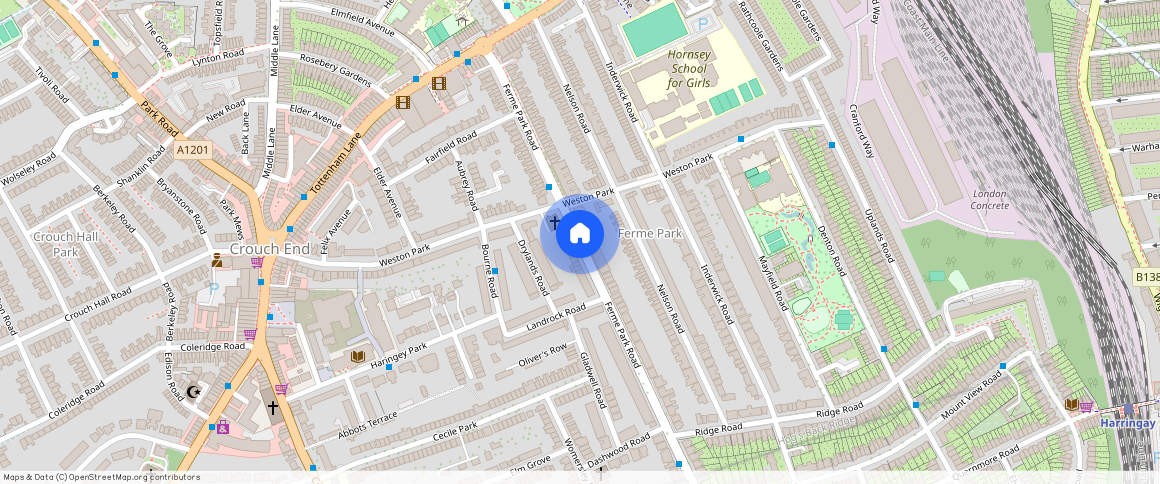 Ferme Park Road, London, N8