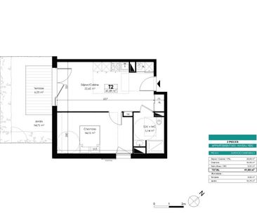 Location Appartement 2 pièces 41m² AUDENGE 33980 - Photo 2