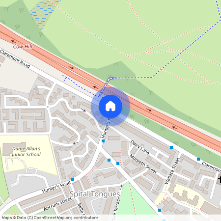 Claremont Road, Spital Tongues