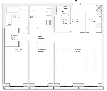 DC-FLATS: Exklusives 3-Zimmer-High-End-Apartment bei der UNO-City – Erstbezug! - Foto 5 | Rentumo