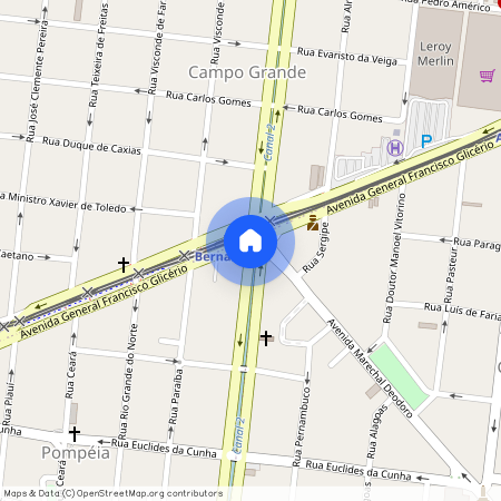 Avenida Doutor Bernardino de Campos - Gonzaga, Santos - SP