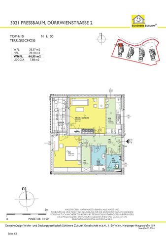 2-Zimmer-Wohnung im Terrassengeschoss mit westlicher Loggia! - Photo 4