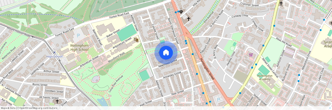 18 Newstead Grove, The Arboretum, Nottingham, NG1 4GZ