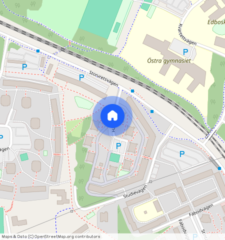 Härbrevägen, Skogås