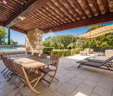Gordes - Belle maison en pierres avec piscine et climatisation - Photo 6