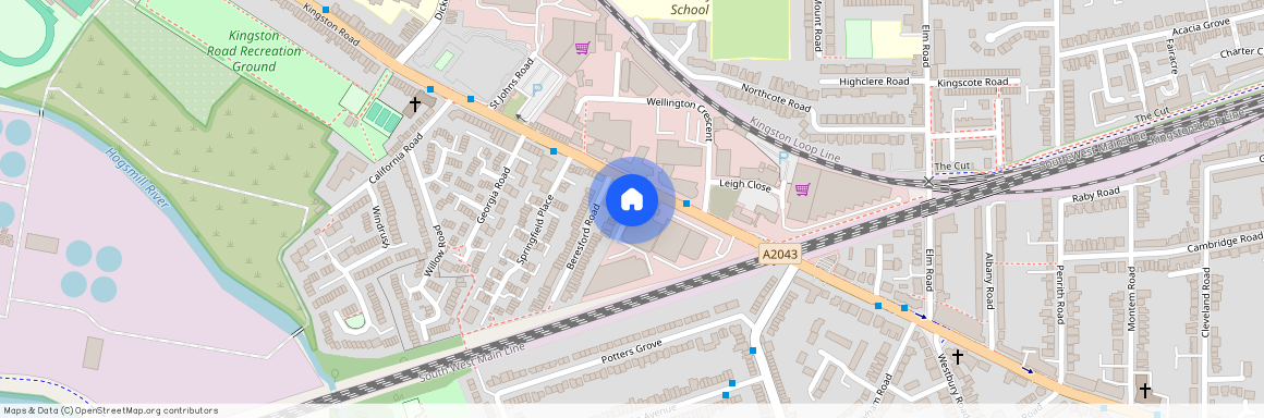 Kingston Rd, New Malden KT3 3ST