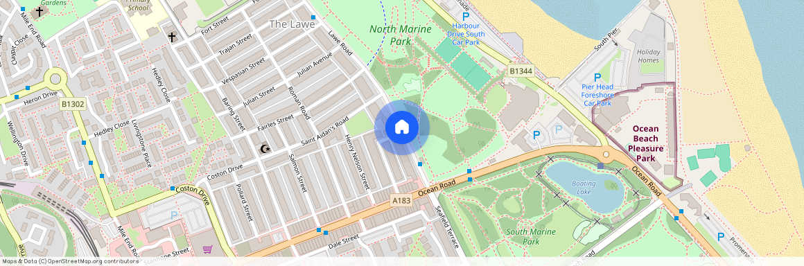 Service Accommodation - Sleeps 6 The Beach House, Lawe Road, South Shields