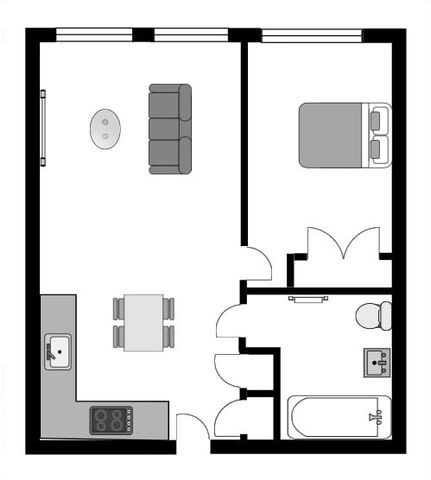 1 Bed Flat, Royal Wharf, E16 - Photo 5