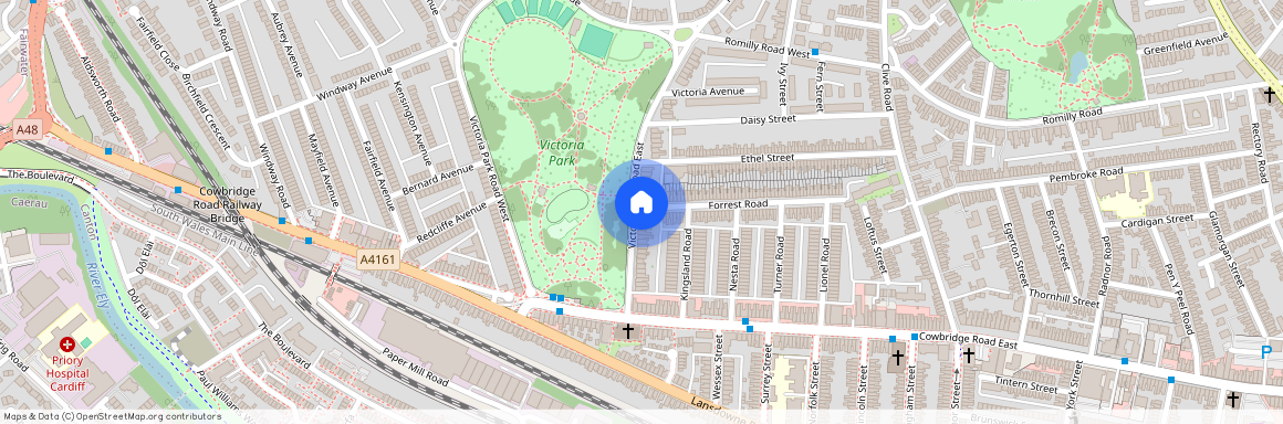 Victoria Park Road East, Victoria Park, Cardiff