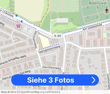 Demnächst frei! 2-Zimmer-Wohnung in Hannover Badenstedt - Foto 1