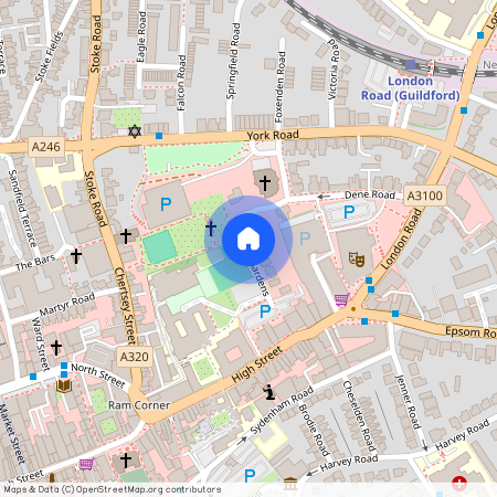 Eastgate Lodge, Eastgate Gardens, Guildford, Surrey, GU1 4AZ