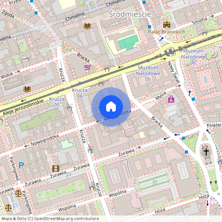 Warszawa, Śródmieście, Śródmieście, Południowe, Nowogrodzka