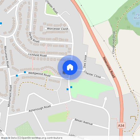 Chester Road, Talke, Stoke-on-Trent, Staffordshire, ST7