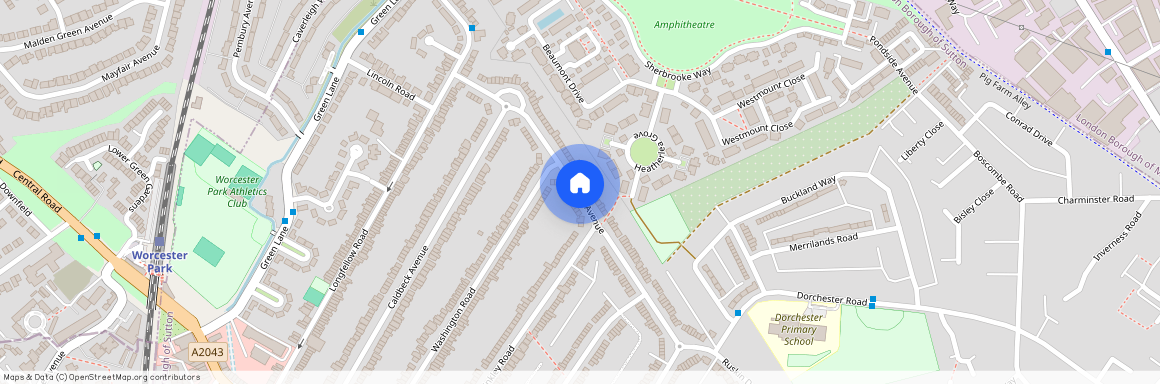 Browning Avenue - Worcester Park, KT4 8AX, Worcester Park