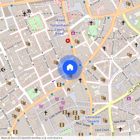 Apartment, Moor Street, London, Greater London, Soho, W1D, Soho