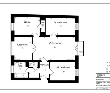 Familienfreundliche 3,5-Zimmer-Wohnung mit separater Küche, Essvera... - Foto 6