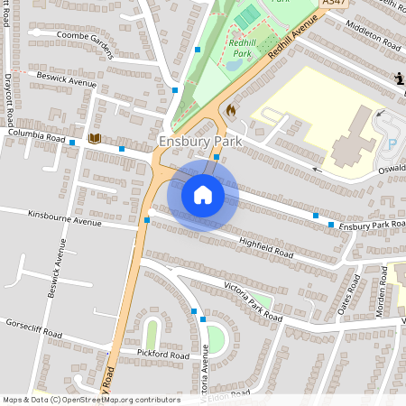 Ensbury Park, Student House