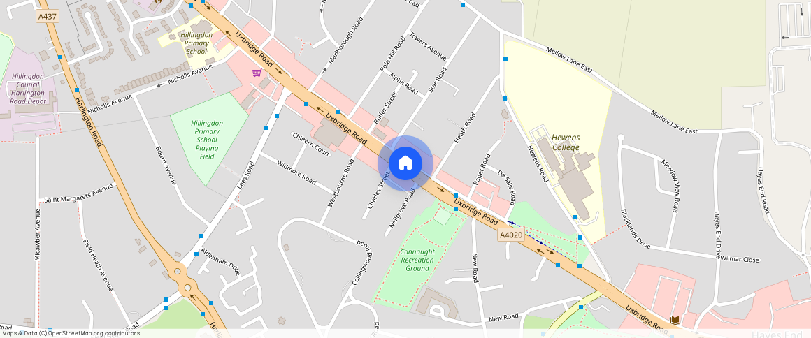 Halls Terrace, Uxbridge Road, Uxbridge