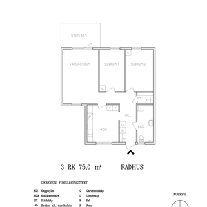 Hövdingavägen 65 C, våning None - Foto 3