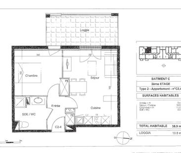 Location Appartement 2 pièces 38m² LAUNAGUET 31140 - Photo 5