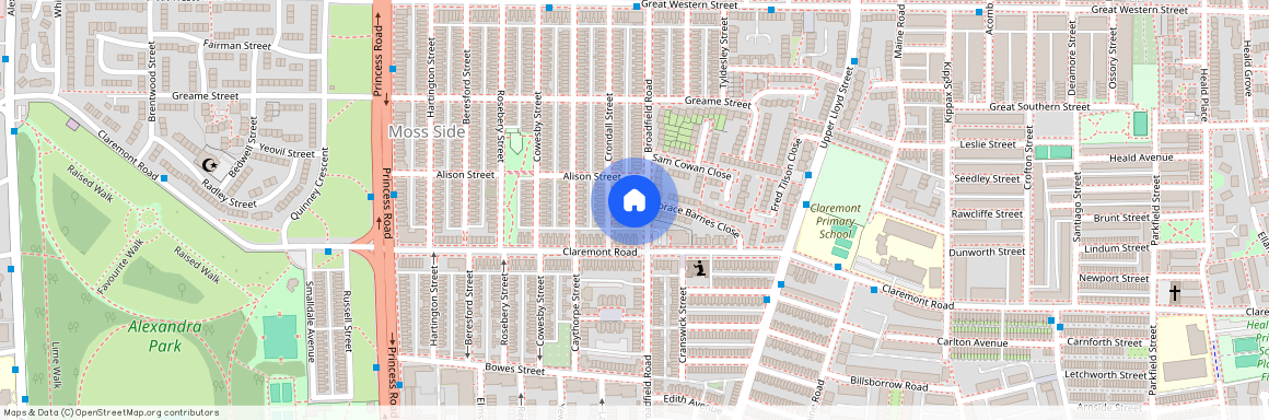 Broadfield Rd, Rusholme, Manchester m14