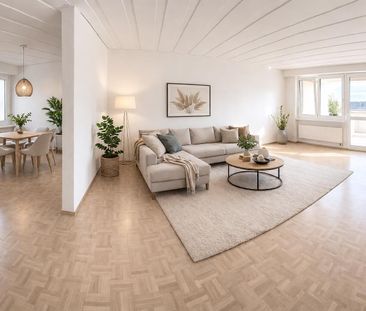 Grosszügige, sanierte 3.5-Zi Wohnung mit Aussicht - Foto 3