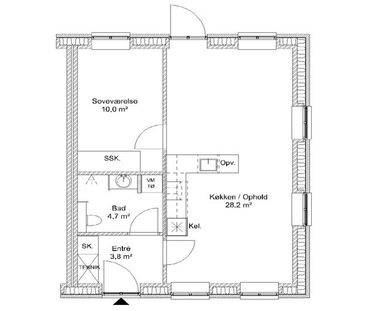 Dejlig 2-værelses lejlighed i Odense - Photo 3