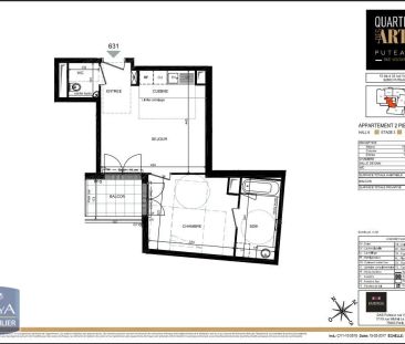 Appartement à louer 2 pièces 40.6m² - Photo 1