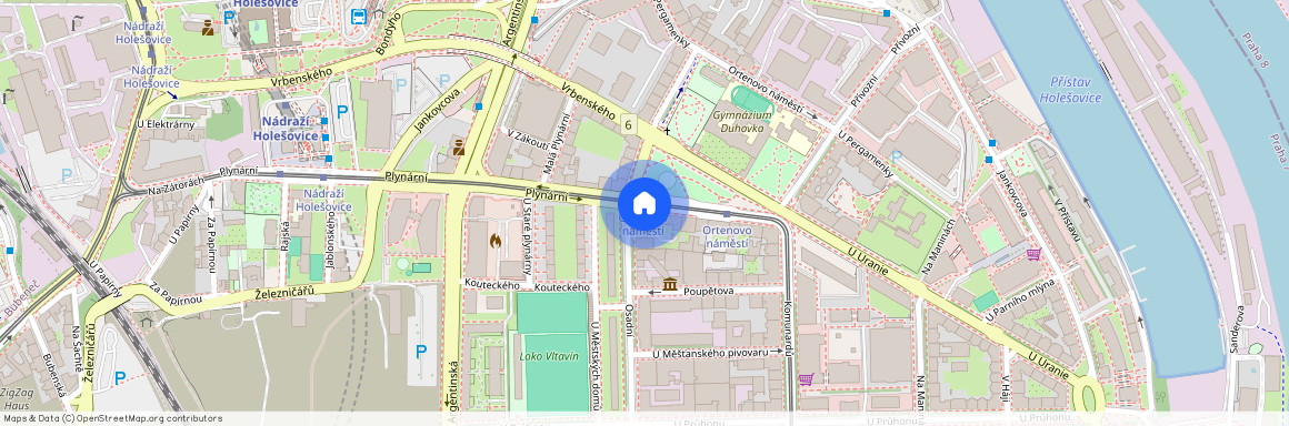 Ortenovo náměstí, Praha 7 - Holešovice