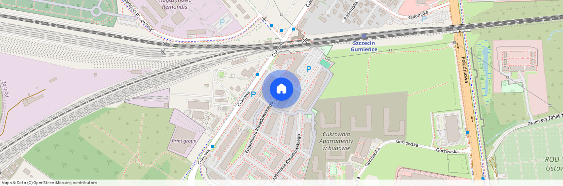 Kwiatkowskiego, Gumieńce, Zachód, Szczecin, zachodniopomorskie