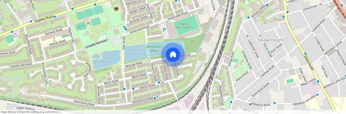 Moscow Road East, Stockport, SK3