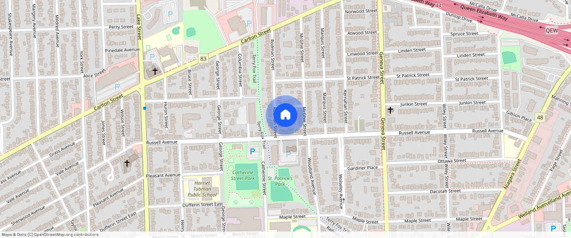 ** Rodman Street, St. Catharines, St. Catharines, Niagara, L2R 1W1