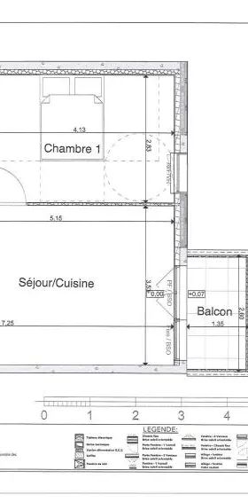 Appartement à louer 2 pièces 43.6m² - Photo 2