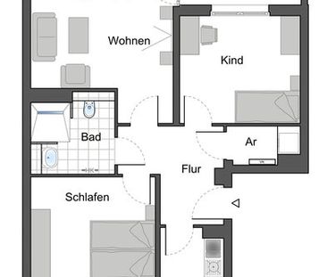 Gemütliches Nest für die Kleine Familie! - Foto 2