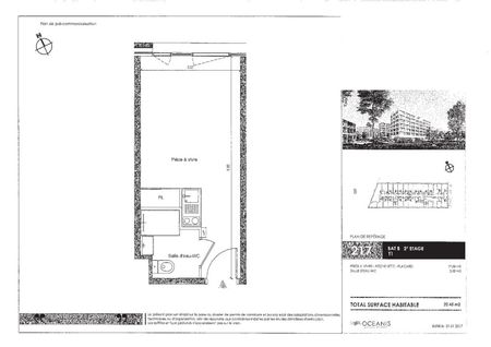 Location Appartement 1 pièce 20m² LYON 7ème - Photo 5