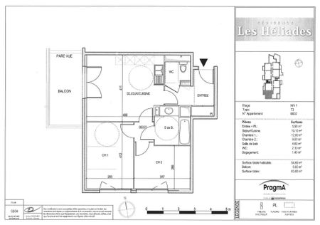 Euromédecine - T3 - 54,60m² - Photo 5