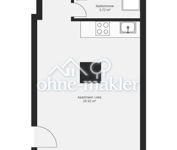 Neues 1-Zimmer-Apartment | Hochwertiges Bad & inkl. Küche | Ab Sofo... - Photo 1