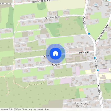 ul. Mirabelki, Brzeziny, Białołęka, Warszawa, mazowieckie