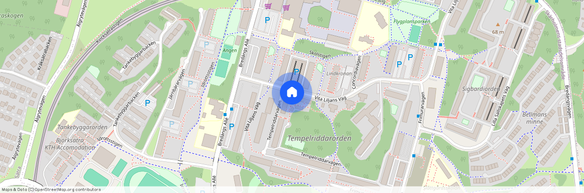 Vita Liljans väg, Skärholmen