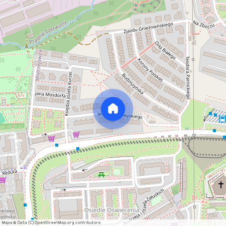 ul. Gdańska, Mistrzejowice, Mistrzejowice, Kraków, małopolskie