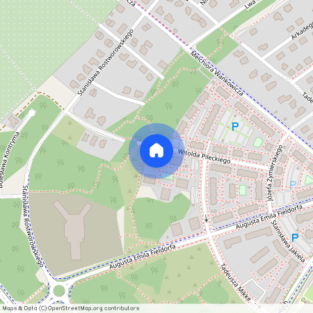 ul. Witolda Pileckiego, Strzeszyn, Jeżyce, Poznań, wielkopolskie