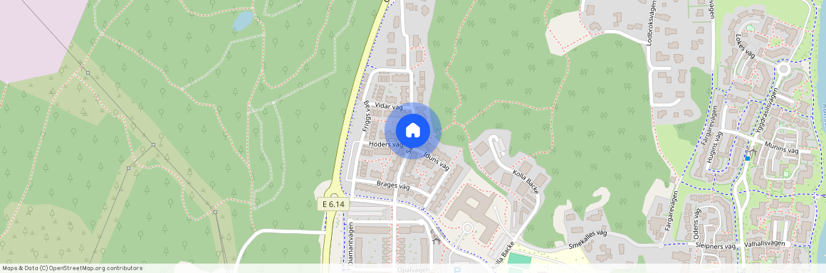 Sagas väg, Kungsbacka