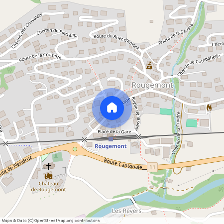 Sur les hauts du village de Rougemont, 1659 Rougemont