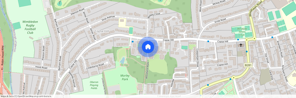 Chambers Park Hill, Wimbledon, SW20, London