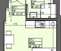 Moderne 1-Zimmer-Wohnung in Bramsche mit Tiefgarage - Photo 4