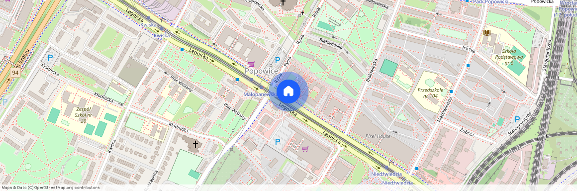 ul. Legnicka, Popowice Północne, Fabryczna, Wrocław, dolnośląskie